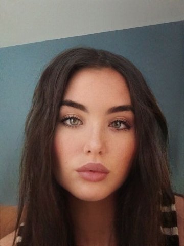 Brunette with Bright Blue Eyes — Birmingham Female Escort - 1