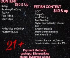 Mistress Cocoa — Female Escort Videos & Scat/Golden Shower Sessions (Altoona, PA) - Image 9