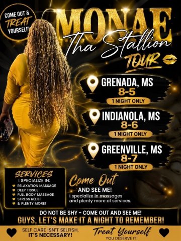 Monae Tha Stallion Tour in Greenville — 1 Night Only - 1