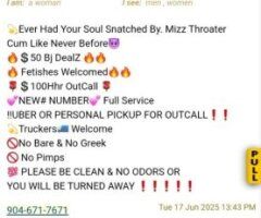 Jacksonville FL Mizz.Gobbler Female Escort — $50 cardates, $100 outcalls - Image 9