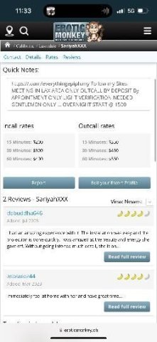 Los Angeles CA Female Escort — First-Timer Specials, Full Service Incall - 1
