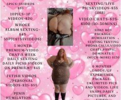 Tri-Cities BBW Phone Services — Daddy Package, Video Chats & Custom Content - Image 8