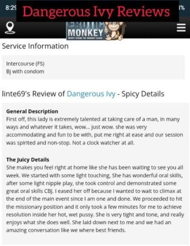 Dangerous Ivy in Greensboro, NC — GFE & heavy squirter with nuru massage - 1