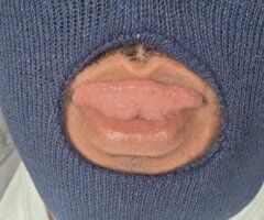 Catch me naked and masked up ready to drain your cock - Image 2