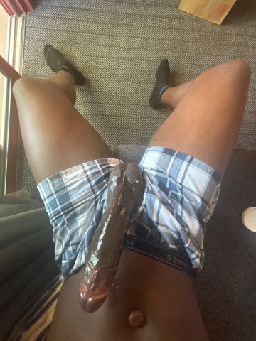 Young Hung Girthy Black Dick Arriving at 5pm - 1