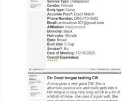 Tacoma Female Escort — BBBJ Special (30 minutes) - Image 9