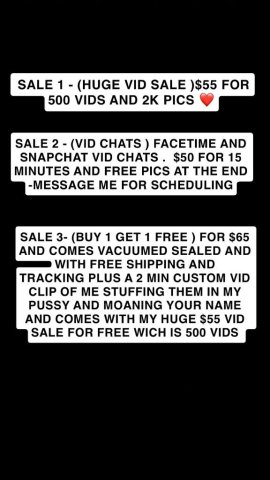 NO MEETS ❤PLEASE READ THE AD DOWN BELOW OR I WILL NOT REPLY - HUGE VID SALE OR FACETIME ONLY - 22 - 1