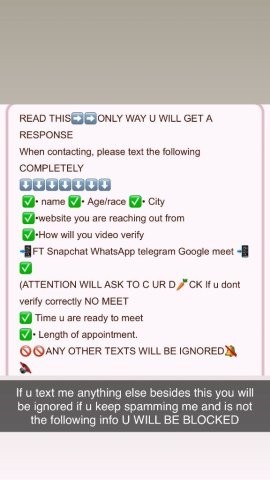 DOLL INTOWN READ THE ADD BEFORE TEXTING ME FS ONLY! I SEE MY REGULARS 1ST NO YOUNG MEN NO OUTCALLS U MUST VERIFY TEXT ME ONLY NO CALLS ☀ SUMMER⛱RATES NOQV HHR200 HR400 HR2SOS500 NURUHHR250 HR450 HR2SOS550 - 27 - 1