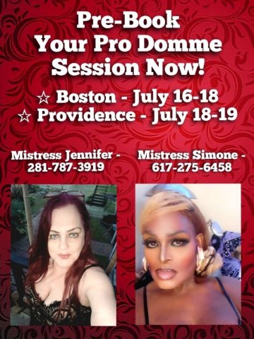 2 Powerful Pro Dommes in Providence NOW, July 18-19. Space LIMITED.Book NOW. Serious Only - 54 - 1
